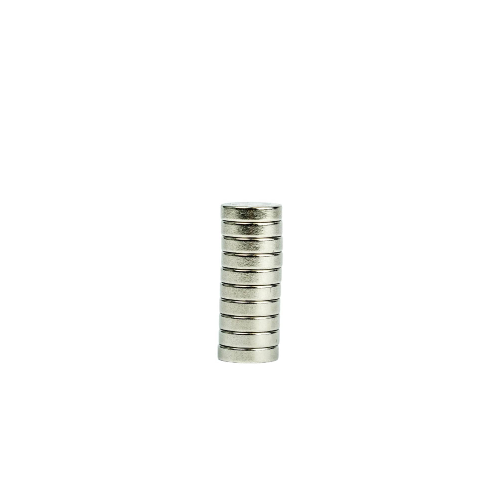 Neodymium Disc Magnets , Ø12x3mm (Pack of 10) , Eclipse Magnetics Ltd