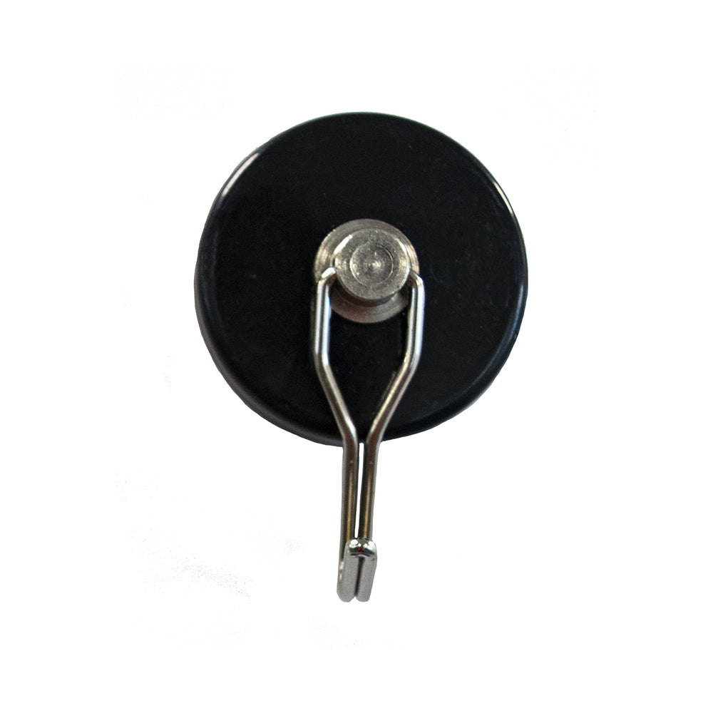 Ferrite Pot 52mm With Swivel Hook, Black & White , Black Ferrite Pot , Eclipse Magnetics Ltd