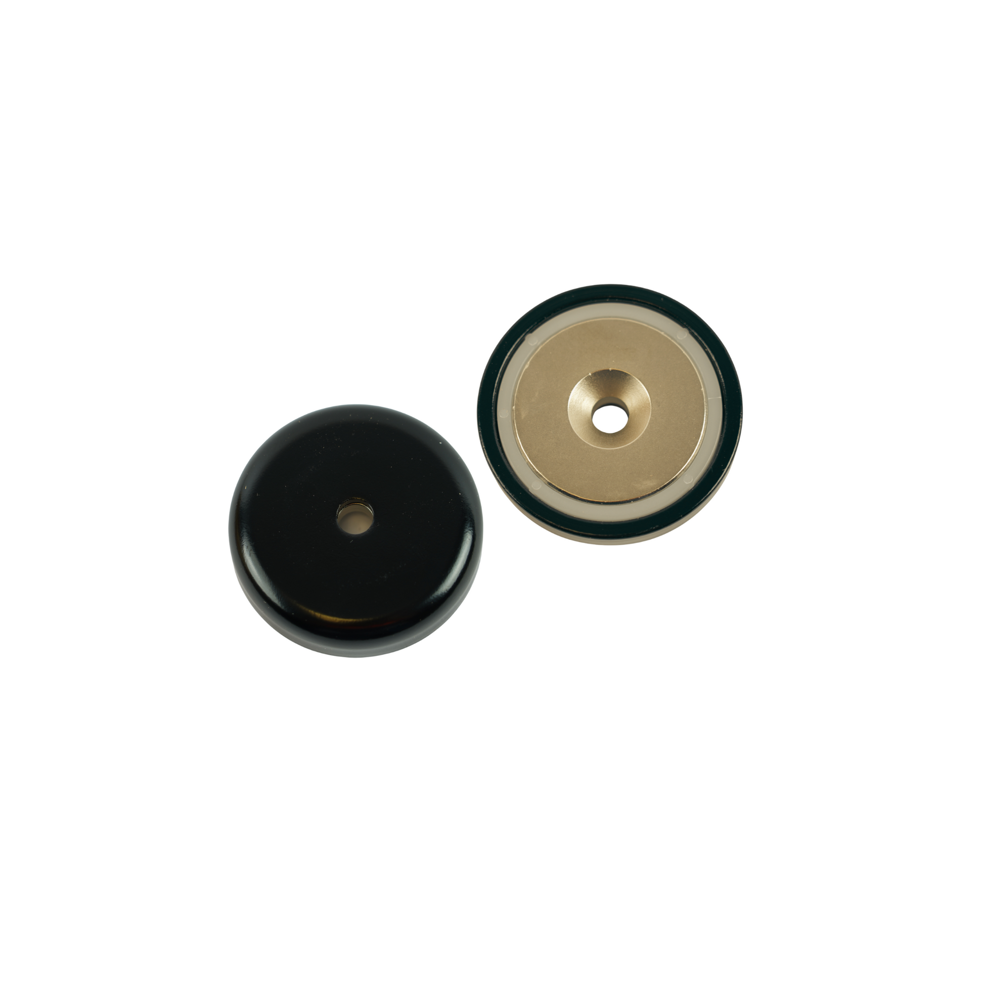 Neodymium Countersunk Pot Magnet – NdFeB Shallow Mount for Screw Fixing, Available in Various Colours and Sizes , Black Ø32x8mm M5 Neodymium Pot , Eclipse Magnetics Ltd