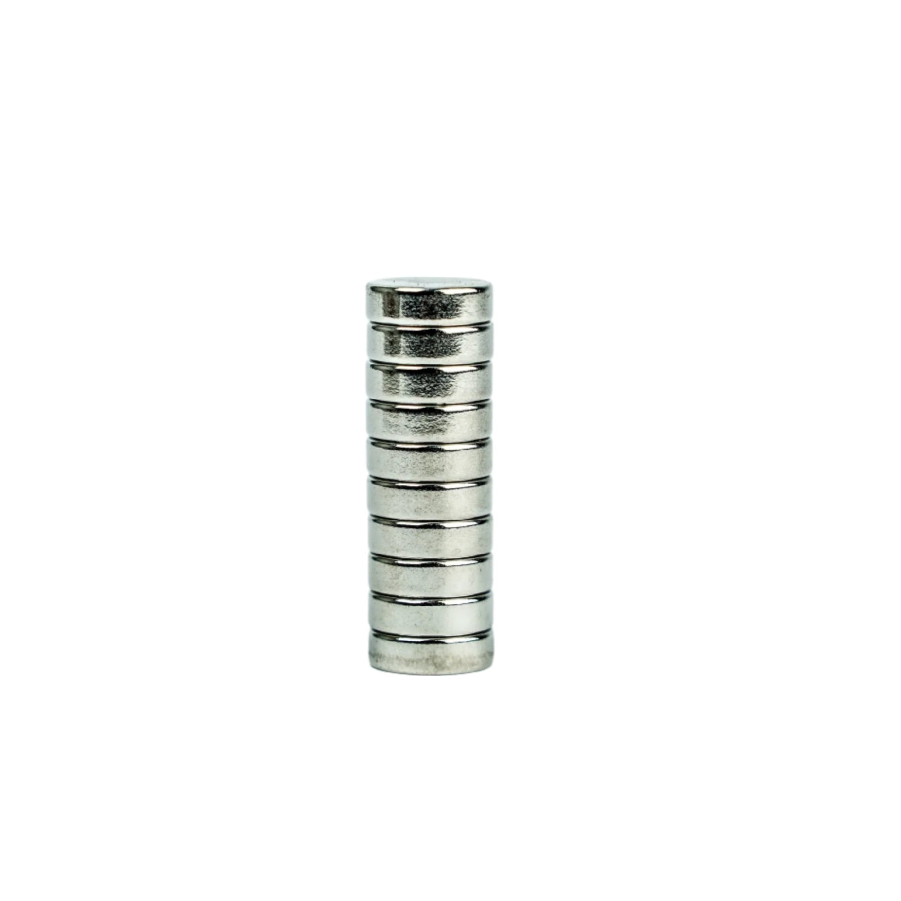 Neodymium Disc Magnets , Ø10x3mm (Pack of 10) , Eclipse Magnetics Ltd