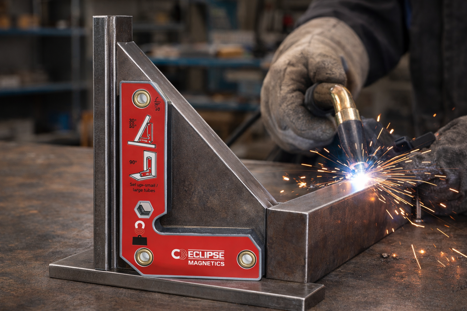 Unlock Precision & Speed in Welding with Magnetic Angle Clamps - Eclipse Magnetics Ltd