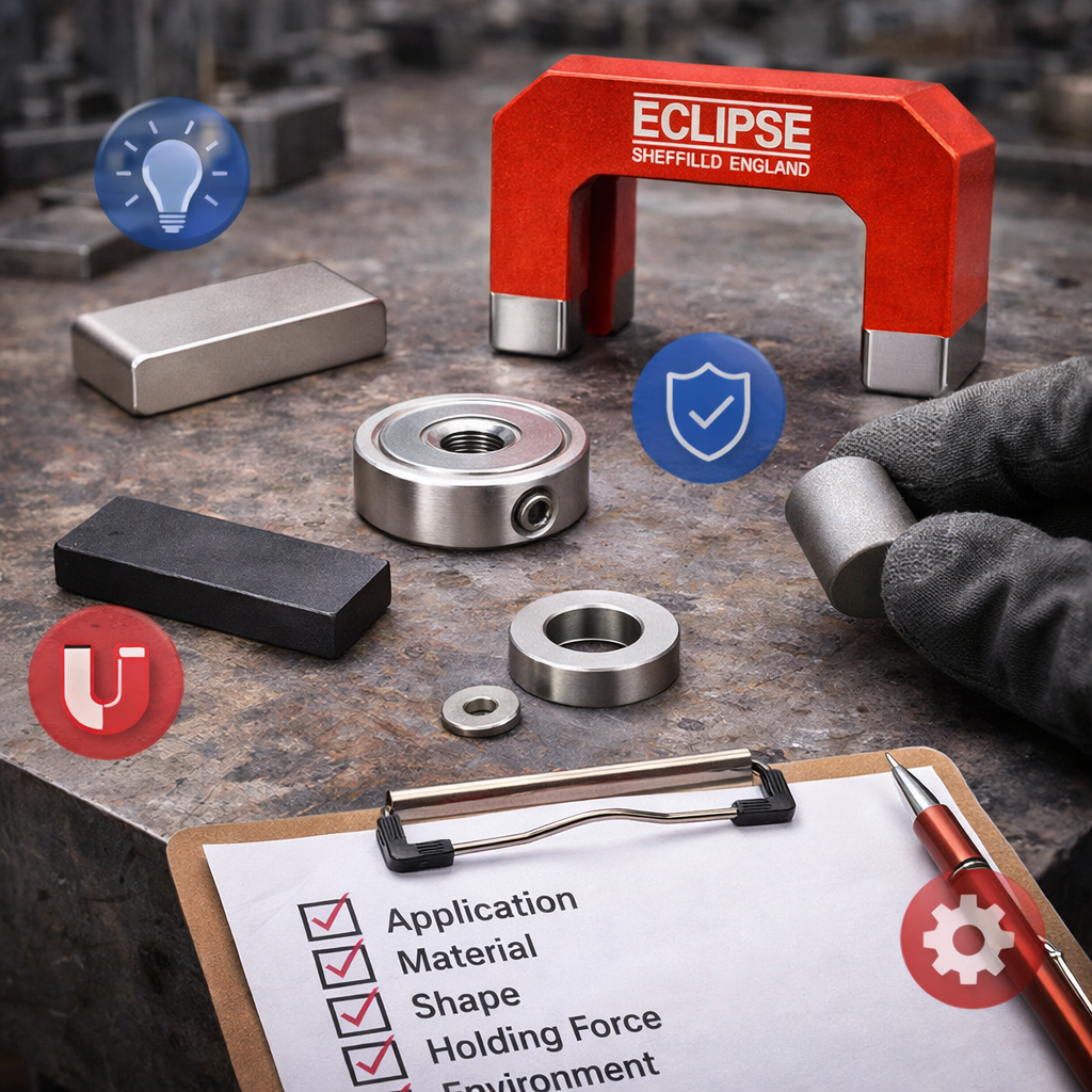 How to Choose the Right Magnet for Your Application - Eclipse Magnetics Ltd
