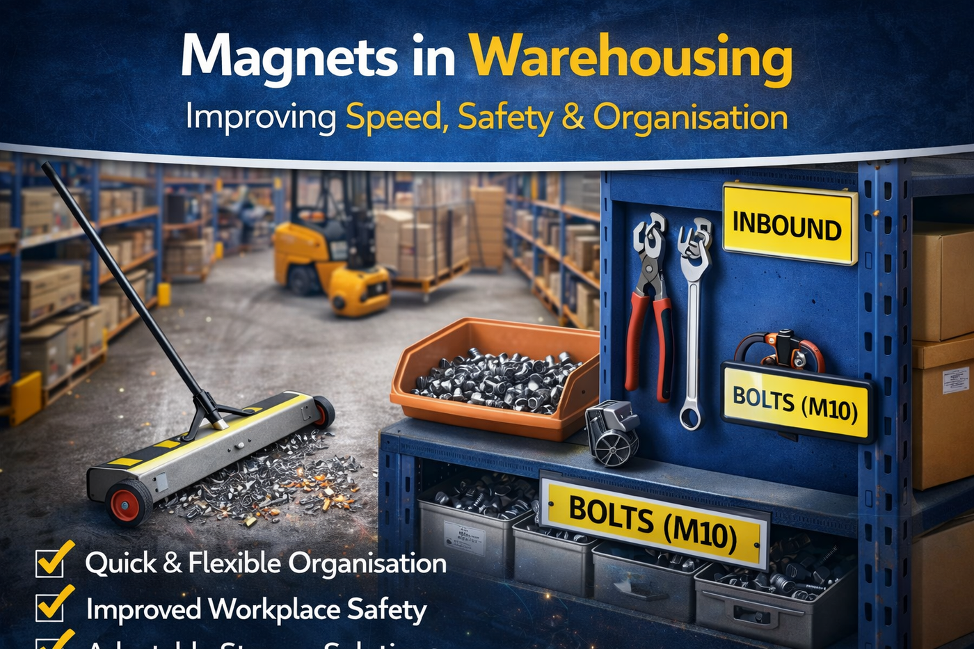 Faster Organisation with Magnetic Solutions