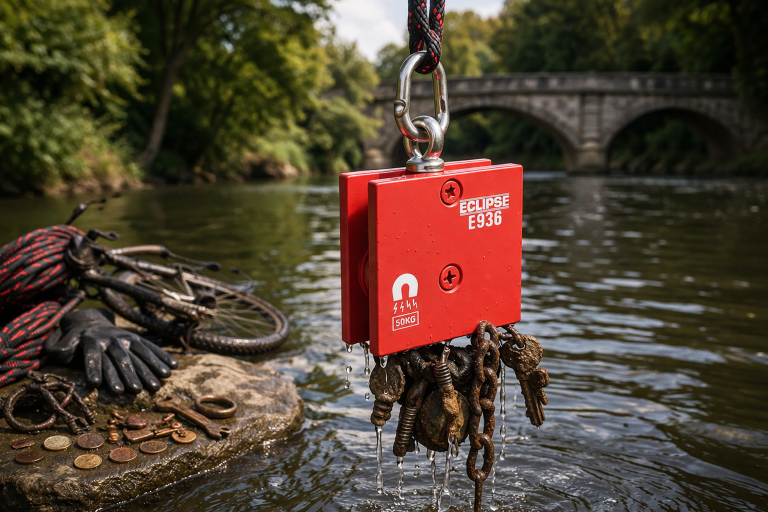 Magnet Fishing: Discover Lost Metal Treasures with Recovery Magnets