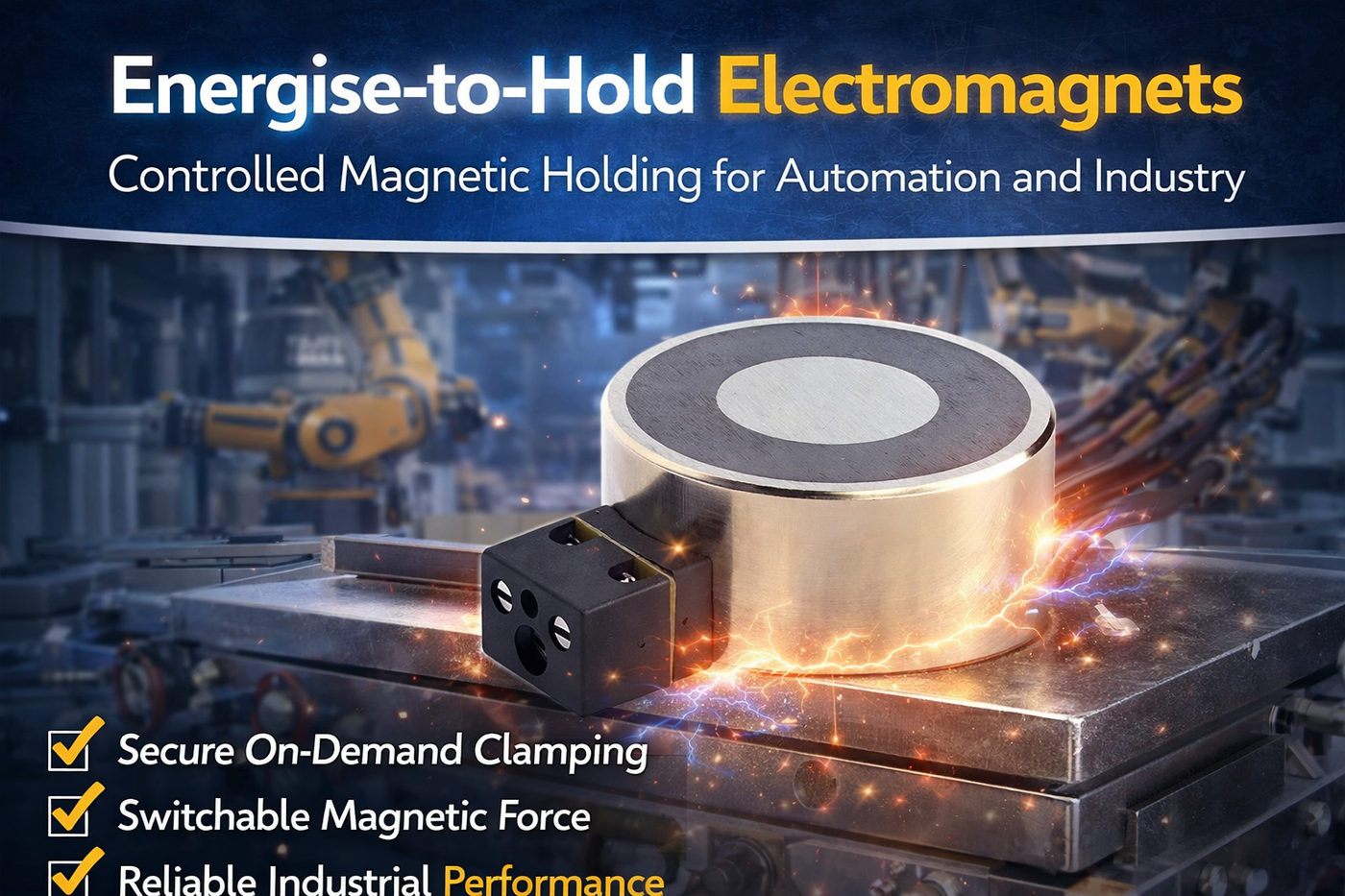 Energise-to-Hold Electromagnets: Controlled Magnetic Holding for Automation and Industry