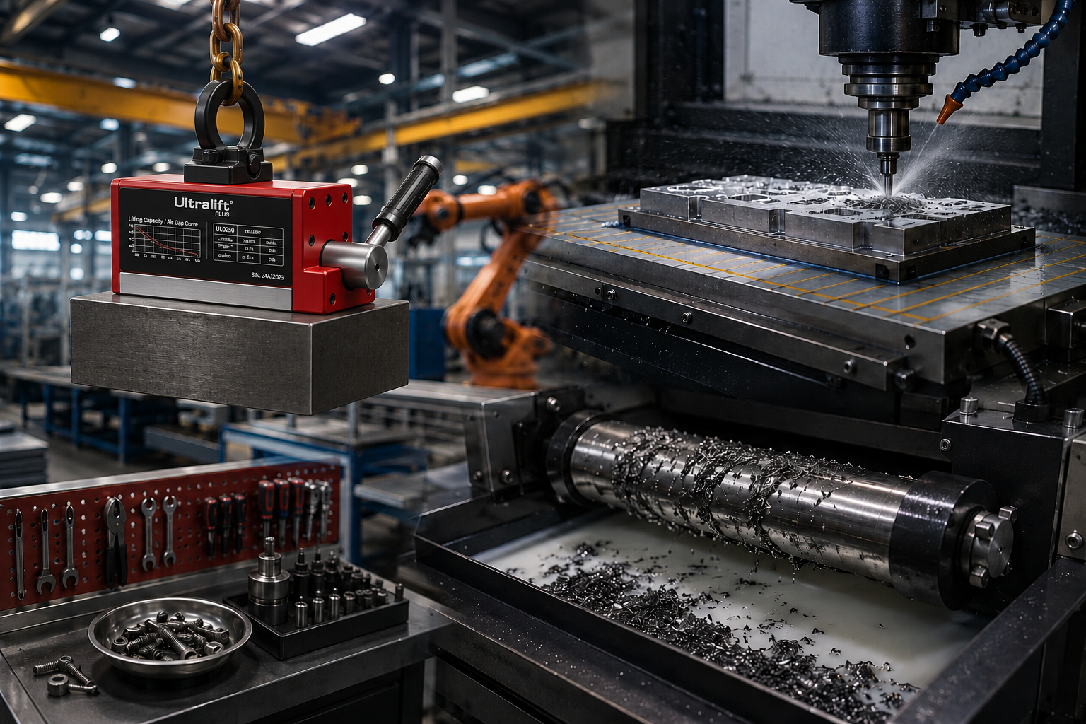 How Magnets Help Reduce Manufacturing Downtime