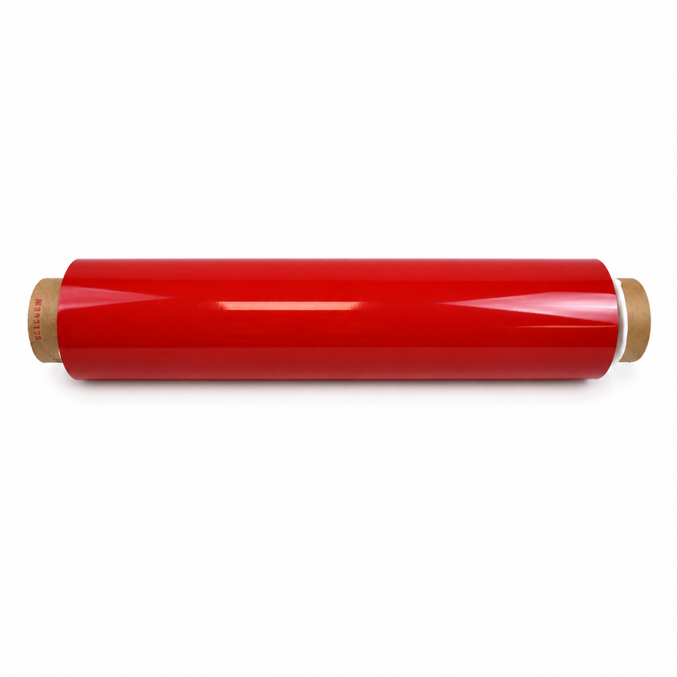 Flexible Magnetic Sheet - Gloss Red - 0.6mm x 600mm x 10m , , Eclipse Magnetics Ltd