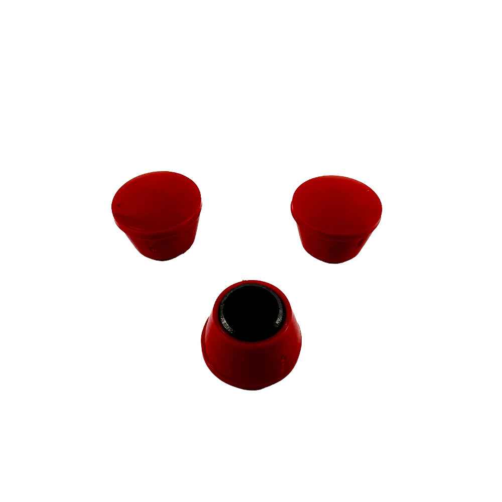 Dome Marker Magnets | Colour-Coded Magnetic Markers - Whiteboards, Fridge, Boards, Displays. , Ø15mm Red , Eclipse Magnetics Ltd