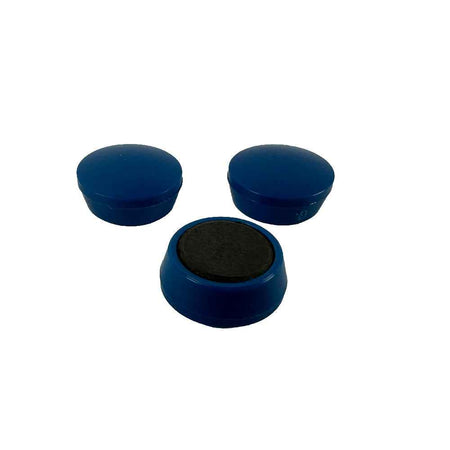 Dome Marker Magnets | Colour-Coded Magnetic Markers - Whiteboards, Fridge, Boards, Displays. , Ø20mm Blue , Eclipse Magnetics Ltd