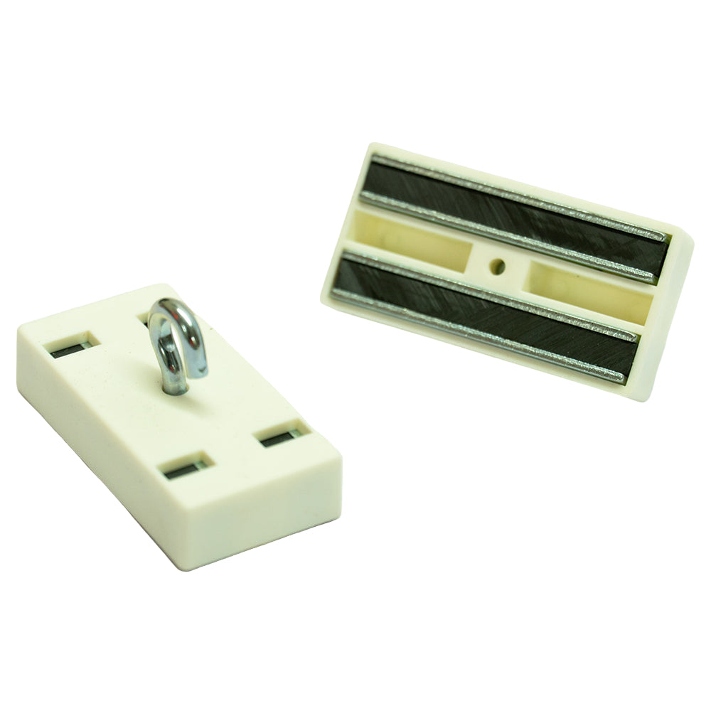 Ceiling Magnet with Hook – Ferrite Hanging Magnet , 53x27.5mm Ferrite Ceiling Magnet , Eclipse Magnetics Ltd
