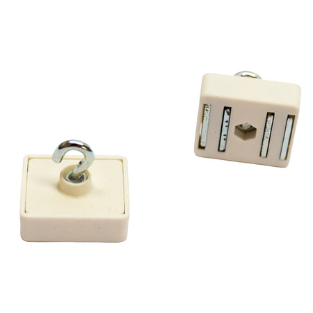 Ceiling Magnet with Hook – Ferrite Hanging Magnet , 34x29mm Ferrite Ceiling Magnet , Eclipse Magnetics Ltd