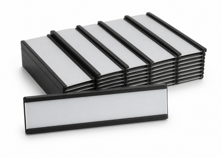 Magnetic Label Holders – 100×25/30 mm (Pack of 50) , , Eclipse Magnetics Ltd