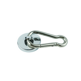 Neodymium Shallow Pots with Spring Closure Carabiner Hook , , Eclipse Magnetics Ltd