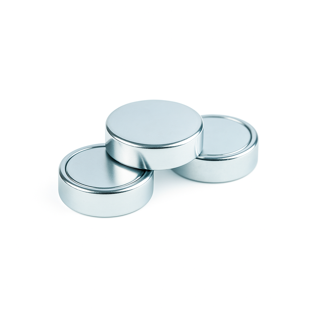 Blind-Ended Neodymium Shallow Pot Magnets – Concealed Mounting , Ø16x4.5mm Magnet , Eclipse Magnetics Ltd