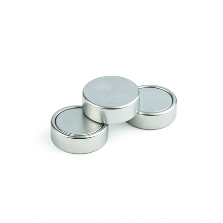 Blind-Ended Neodymium Shallow Pot Magnets – Concealed Mounting , Ø13x4.5mm Magnet , Eclipse Magnetics Ltd