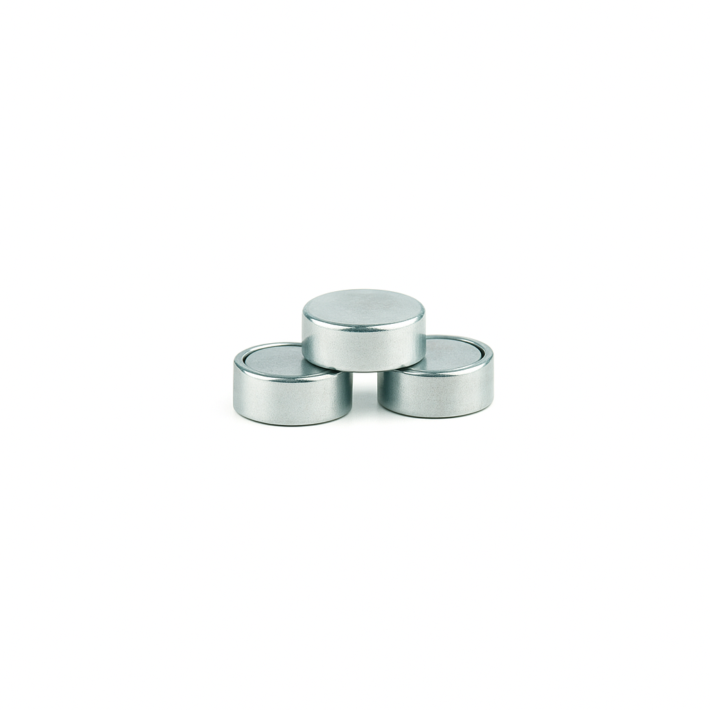 Blind-Ended Neodymium Shallow Pot Magnets – Concealed Mounting , Ø10x4.5mm Magnet , Eclipse Magnetics Ltd
