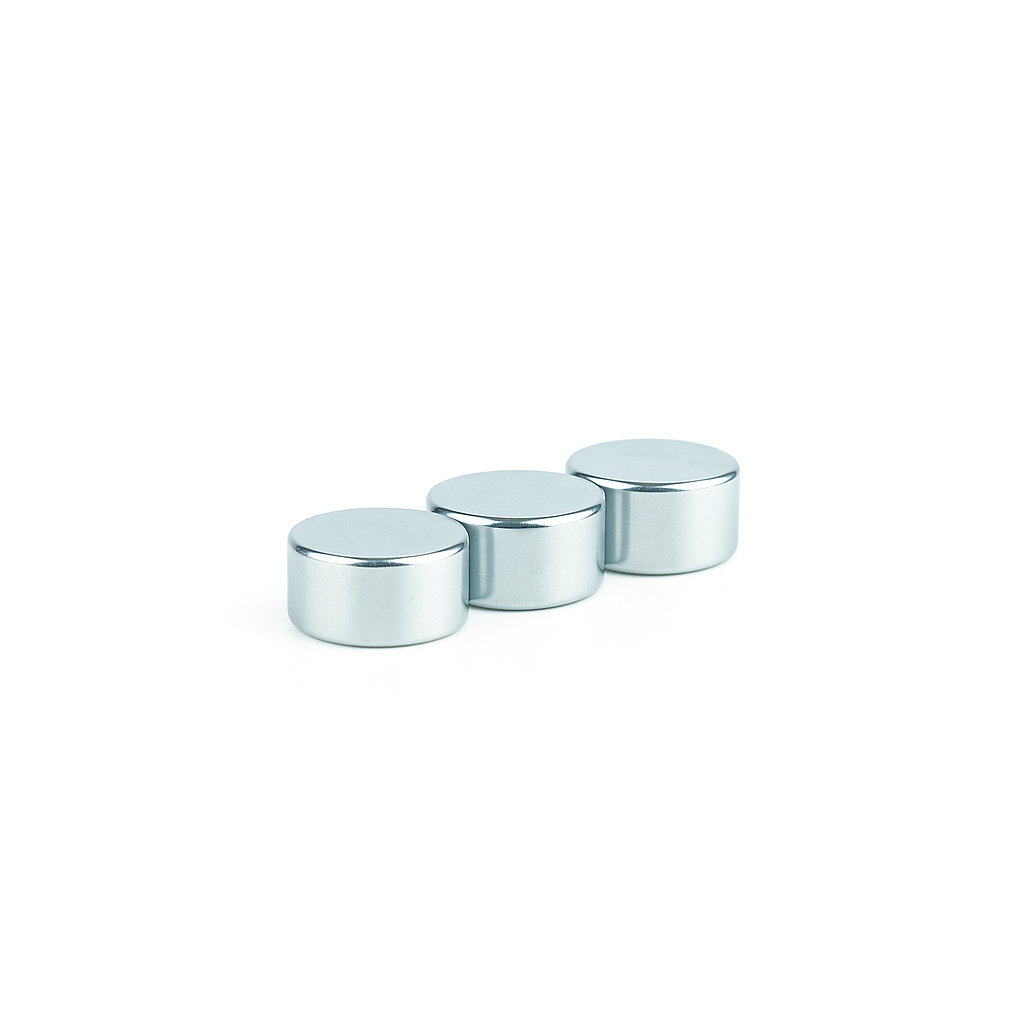 Blind-Ended Neodymium Shallow Pot Magnets – Concealed Mounting , Ø8x4.5mm Magnet , Eclipse Magnetics Ltd