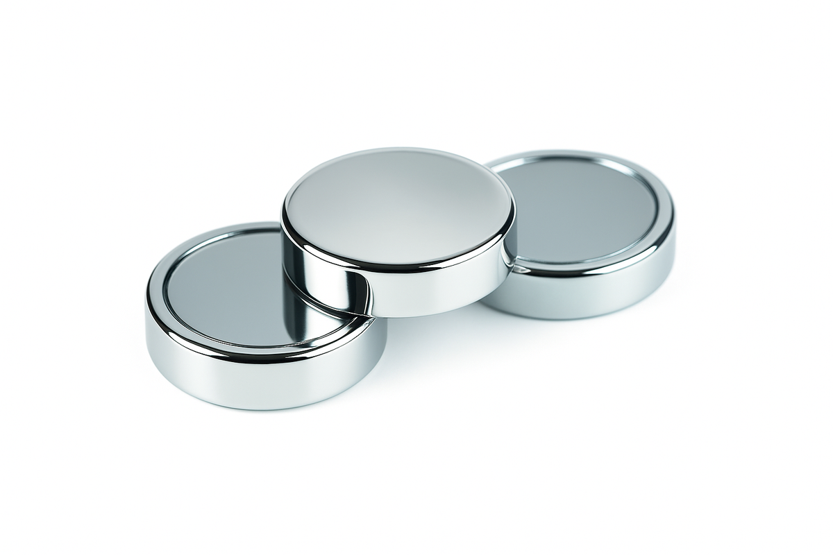 Blind-Ended Neodymium Shallow Pot Magnets – Concealed Mounting , Ø32x7.0mm Magnet , Eclipse Magnetics Ltd