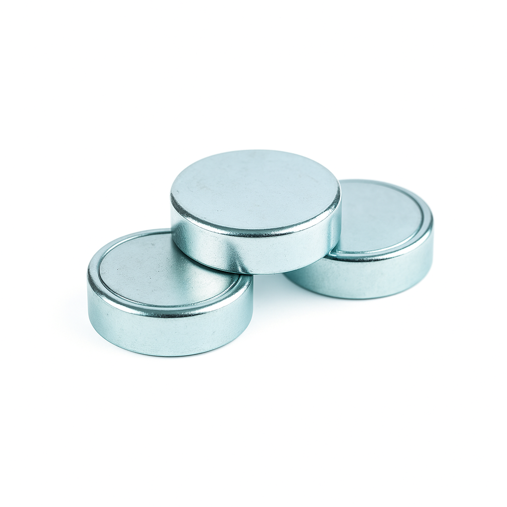Blind-Ended Neodymium Shallow Pot Magnets – Concealed Mounting , Ø20x6.0mm Magnet , Eclipse Magnetics Ltd
