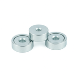 Neodymium Shallow Pot Magnets with Countersunk Hole , 13mm Magnet , Eclipse Magnetics Ltd