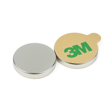 Adhesive-Backed Neodymium Disc Magnets , Ø15x1mm (Pack of 50) , Eclipse Magnetics Ltd
