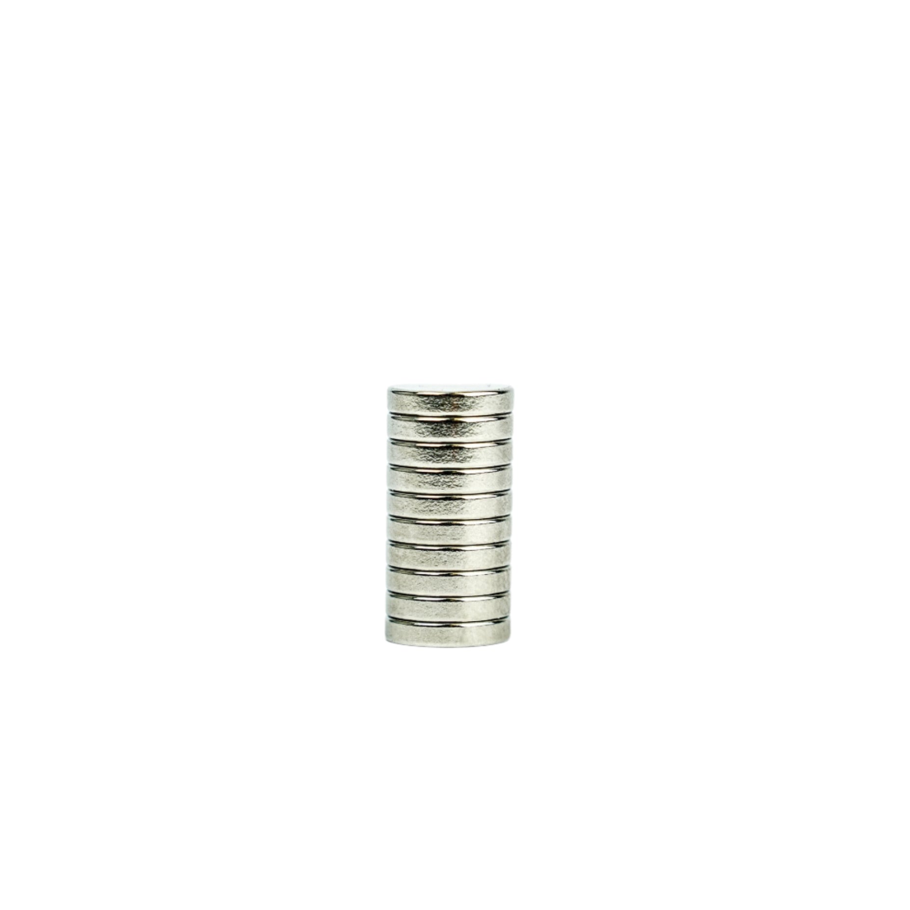 Neodymium NdFeB Disc Magnets - N35 Grade - 3 to 25mm Diameter SIze , Ø10x2mm (Pack of 10) , Eclipse Magnetics Ltd