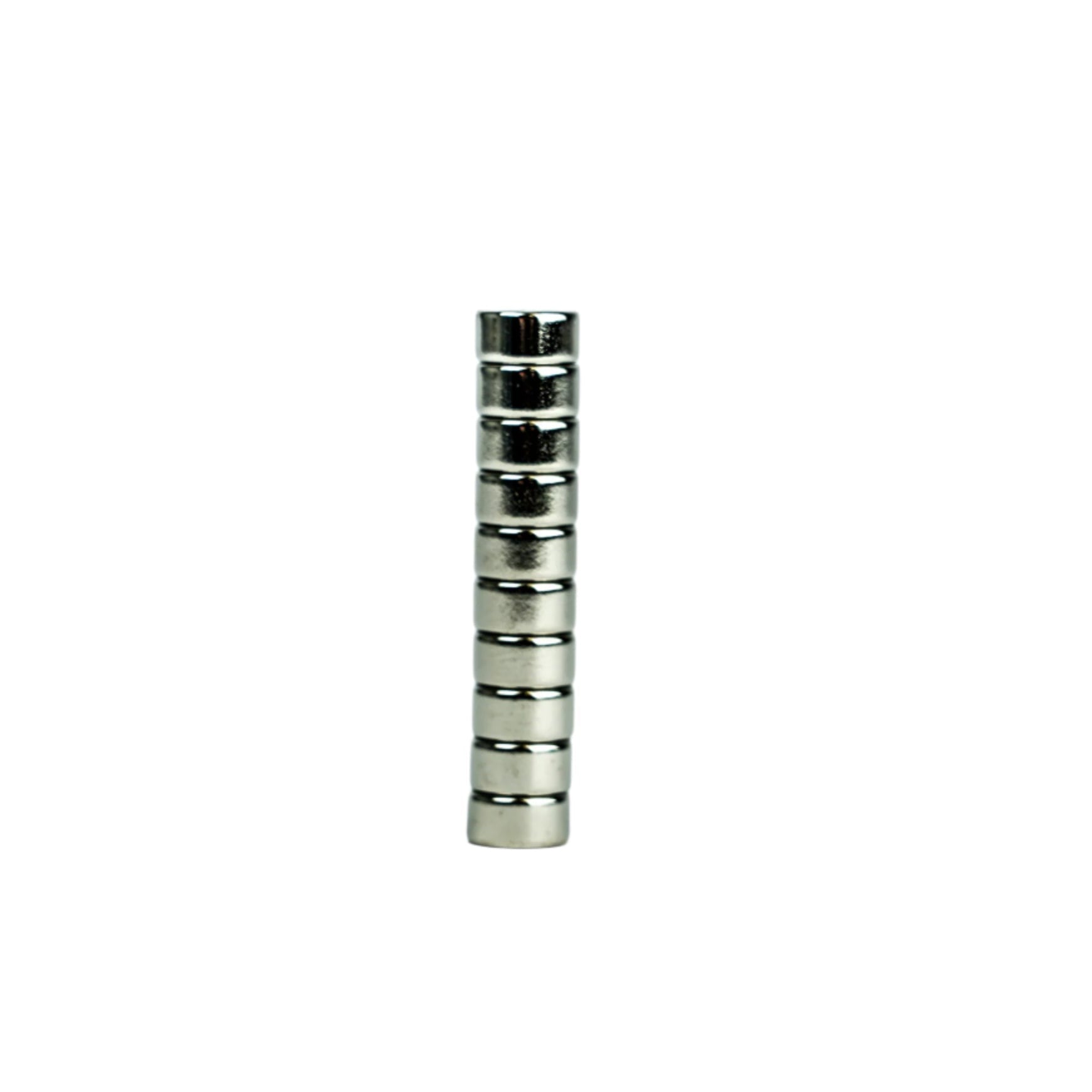 Neodymium NdFeB Disc Magnets - N35 Grade - 3 to 25mm Diameter SIze , Ø8x4mm (Pack of 10) , Eclipse Magnetics Ltd