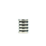 Neodymium NdFeB Disc Magnets - N35 Grade - 3 to 25mm Diameter SIze , Ø25x5mm (Pack of 5) , Eclipse Magnetics Ltd