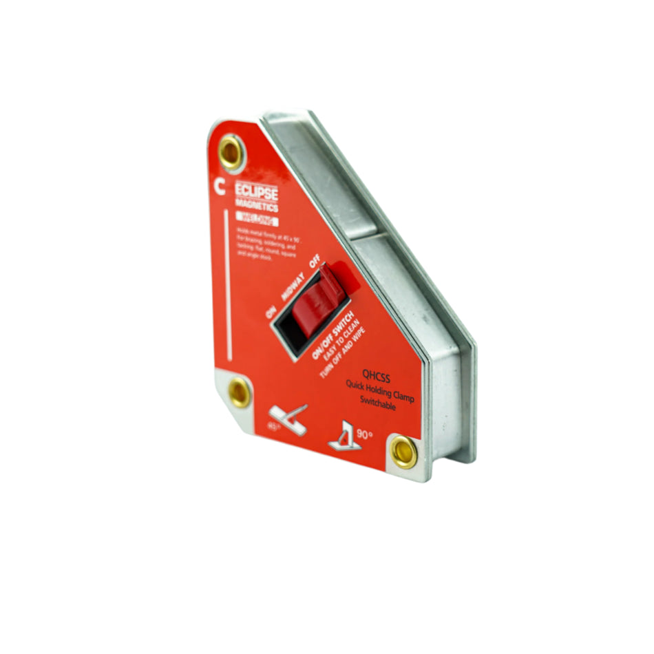 Switchable Magnetic Welding Clamps – Quick-Set Magnetic Angle Holders , 111x95x29mm Magnet Clamp , Eclipse Magnetics Ltd