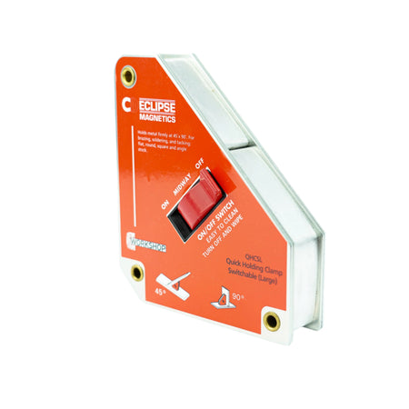 Switchable Magnetic Welding Clamps – Quick-Set Magnetic Angle Holders , 152x130x35mm Magnet Clamp , Eclipse Magnetics Ltd