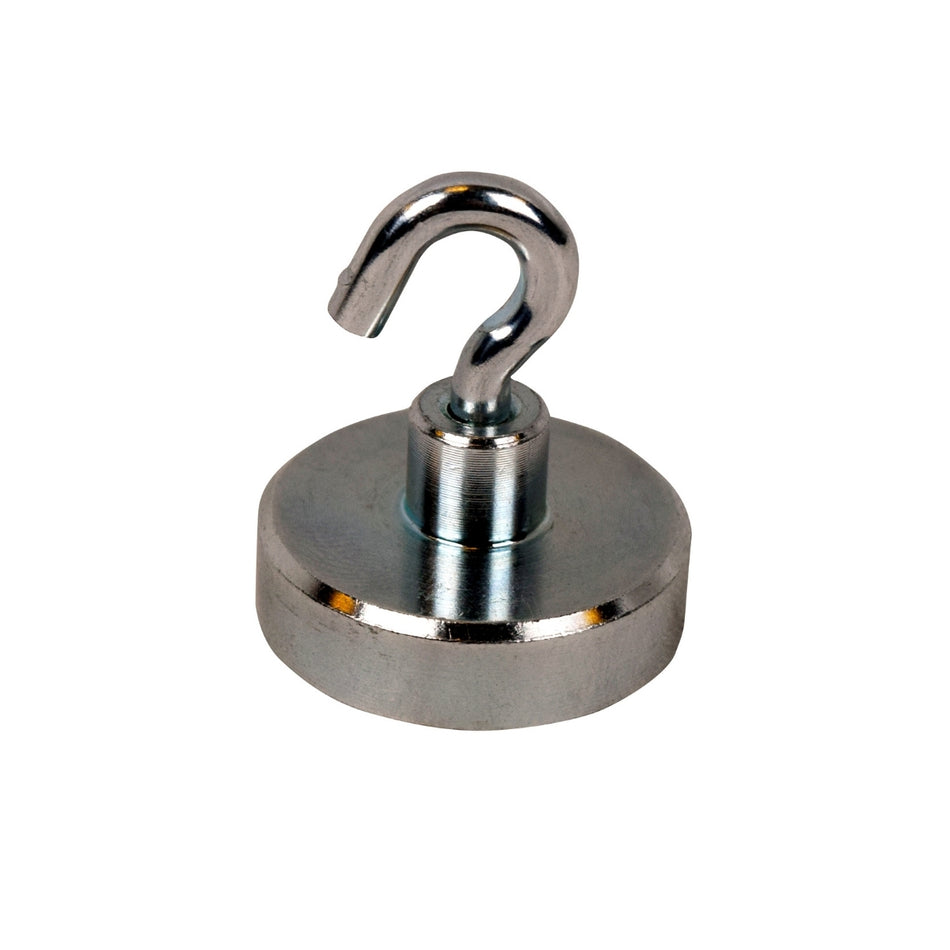 Neodymium Shallow Pot Magnets With Hook , Magnet , Eclipse Magnetics Ltd