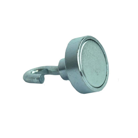 Neodymium Shallow Pot Magnets With Hook , Magnet , Eclipse Magnetics Ltd