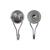 Neodymium Swivel Hook Magnet – Heavy-Duty Magnetic Pot Mount for Hanging and Fixing Applications , Silver Neodymium Pot , Eclipse Magnetics Ltd