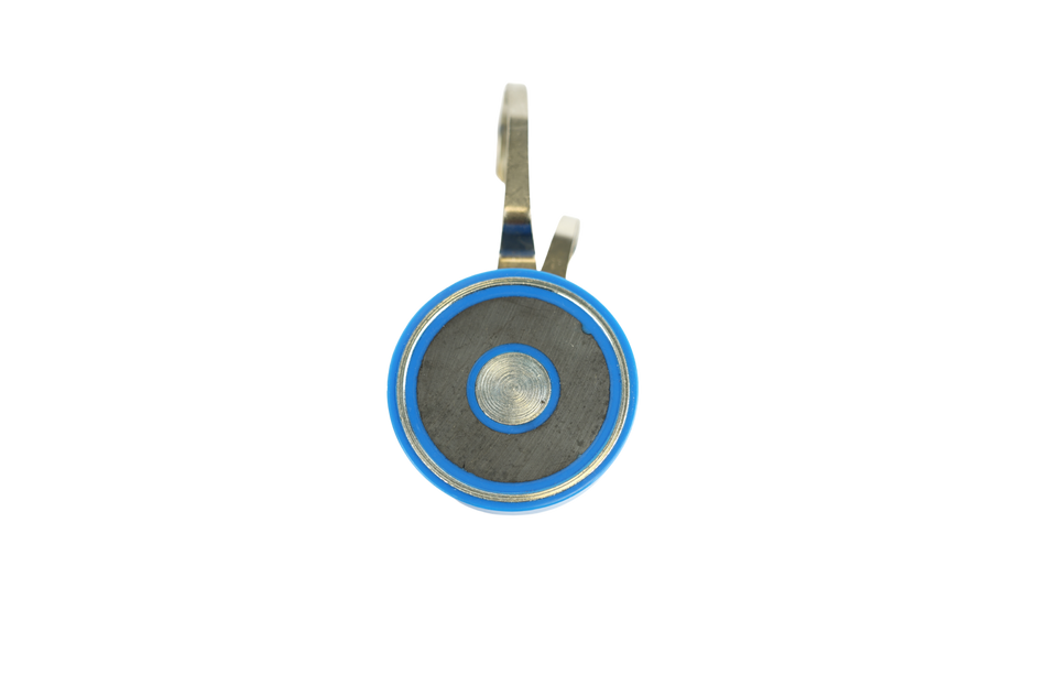 Ferrite Shallow Pot Magnets – Dual Hook Hanging Magnets , Magnet , Eclipse Magnetics Ltd