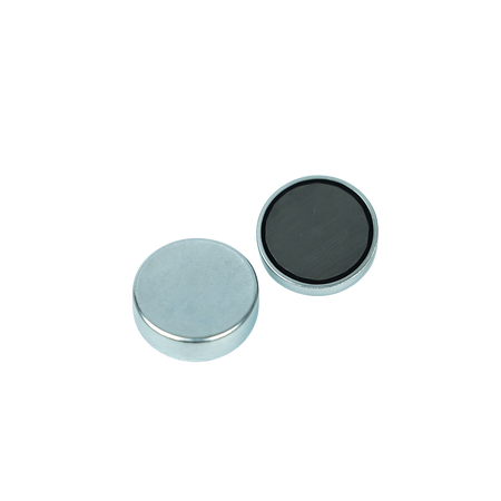 Ferrite Shallow Pot Magnets – Compact Low-Profile Holding Magnets , Ø32x7mm Magnet , Eclipse Magnetics Ltd