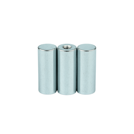 Neodymium Deep Pot Magnets with Threaded Hole , Ø8x20mm Magnet , Eclipse Magnetics Ltd