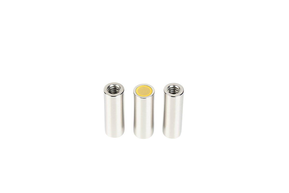 Alnico Deep Pot Magnets – Threaded Hole High-Temperature Holders , Ø8x20mm Magnet , Eclipse Magnetics Ltd