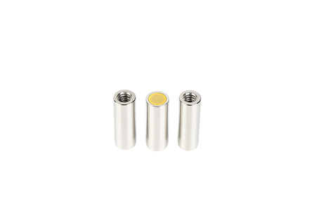 Alnico Deep Pot Magnets – Threaded Hole High-Temperature Holders , Ø8x20mm Magnet , Eclipse Magnetics Ltd