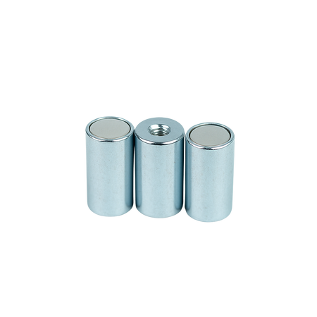 Neodymium Deep Pot Magnets with Threaded Hole , Ø13x20mm Magnet , Eclipse Magnetics Ltd