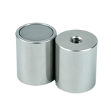Neodymium Deep Pot Magnets with Threaded Hole , Ø32x40mm Magnet , Eclipse Magnetics Ltd