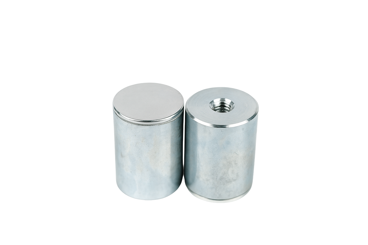 Alnico Deep Pot Magnets – Threaded Hole High-Temperature Holders , Ø32x40mm Magnet , Eclipse Magnetics Ltd