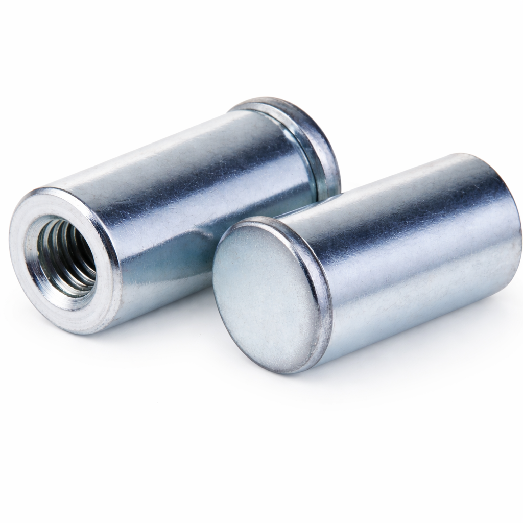 Neodymium Shallow Pot Magnets with Internal Thread – High Strength N35 , 6mm Magnet , Eclipse Magnetics Ltd