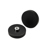 Rubber Coated Neodymium Pot Magnets – Screwed Bush Mounting , Ø66x8.5mm Magnet , Eclipse Magnetics Ltd