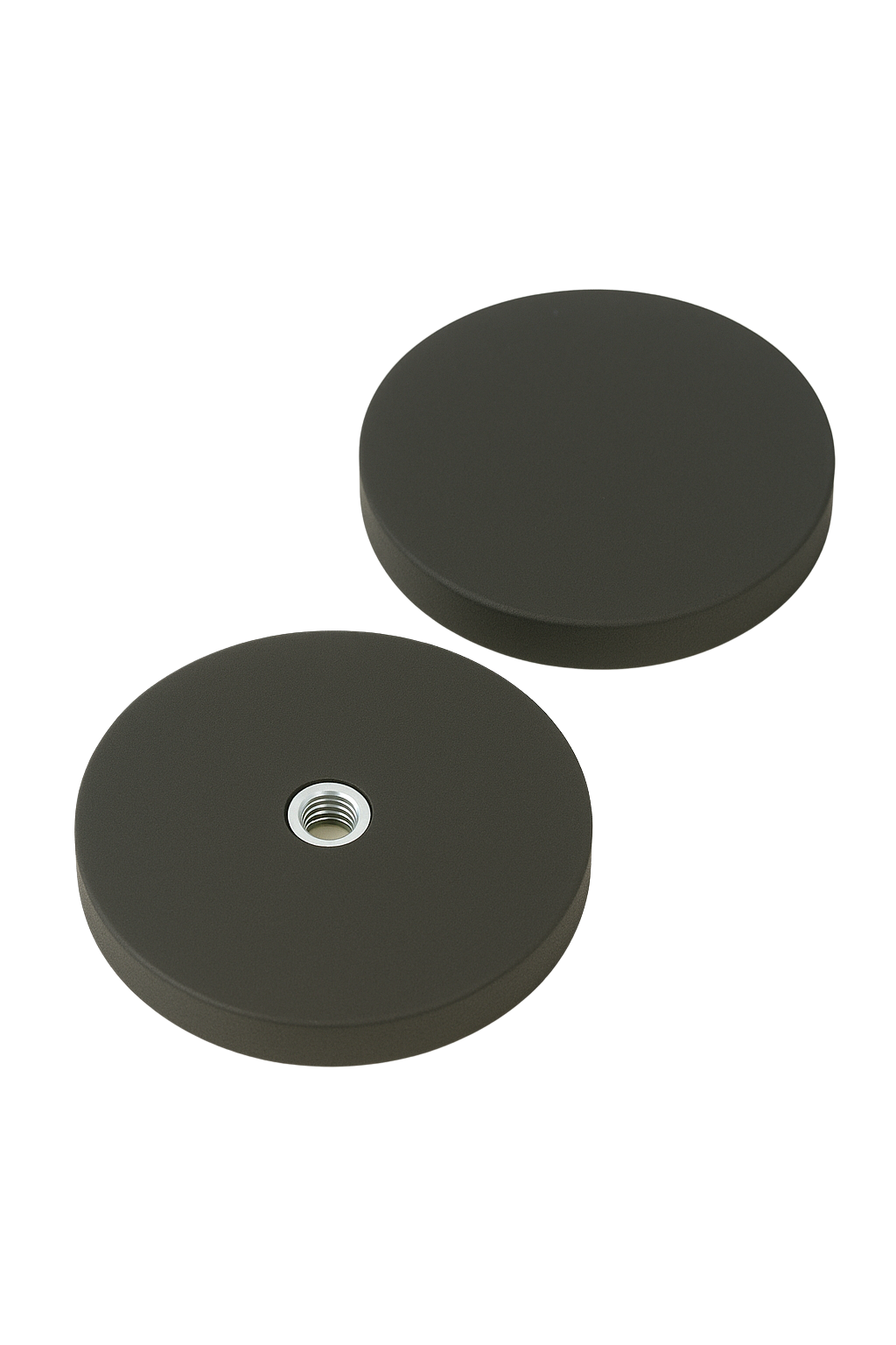 Rubber Coated Neodymium Pot Magnets – Internal Thread Mounting , Ø66x8.0mm Magnet , Eclipse Magnetics Ltd