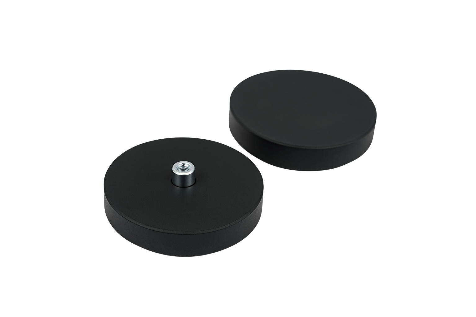 Rubber Coated Neodymium Pot Magnets – Screwed Bush Mounting , Ø88x8.5mm Magnet , Eclipse Magnetics Ltd