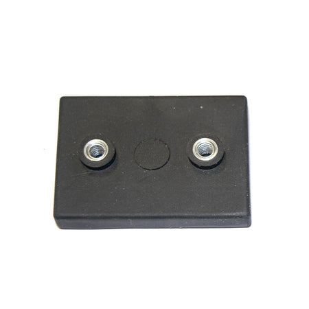 NdFeB Rect. Rubber 43x31x6mm Neodymium Rubber-Coated Rectangular Magnet , 2x M4 - Sale Item , Eclipse Magnetics Ltd