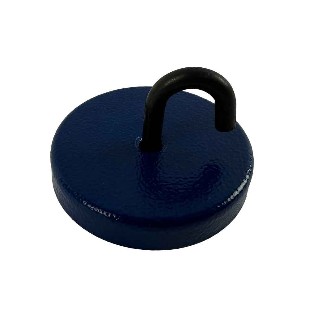 Ferrite Limpet Pot Magnet Ø56 × 10.7 mm with M6 Hook | 16 kg Pull , , Eclipse Magnetics Ltd