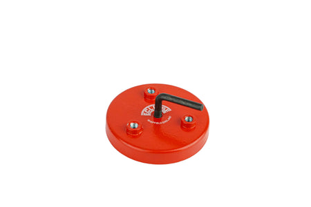 Ferrite Limpet Pot Magnets with Removable Jack , Ø76x12.5mm Magnet , Eclipse Magnetics Ltd