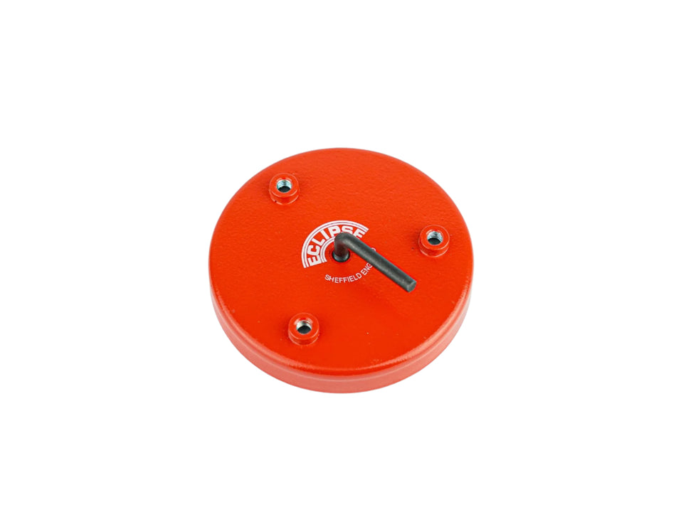 Ferrite Limpet Pot Magnets with Removable Jack , Ø100x15.5mm Magnet , Eclipse Magnetics Ltd