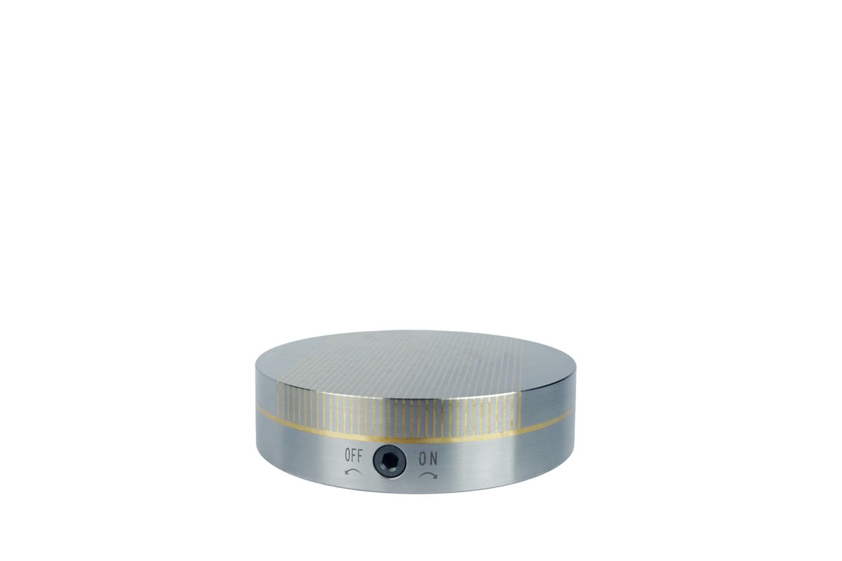 Universal Circular Permanent Magnetic Chucks – Fine Pole, Manual ON/OFF , Ø200x52mm Workholding , Universal Chucks